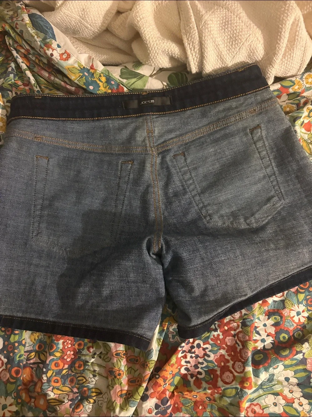 Joe's Jeans Chrissy dark Blue Denim Shorts